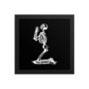 Skeleton Praying Vintage Framed Poster