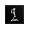 Skeleton Praying Vintage Framed Poster - Image 3