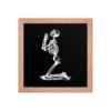 Skeleton Praying Vintage Framed Poster - Image 6