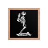 Skeleton Praying Vintage Framed Poster - Image 7
