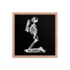 Skeleton Praying Vintage Framed Poster - Image 9