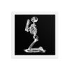 Skeleton Praying Vintage Framed Poster - Image 12