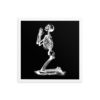 Skeleton Praying Vintage Framed Poster - Image 14