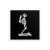 Skeleton Praying Vintage Framed Poster - Image 15